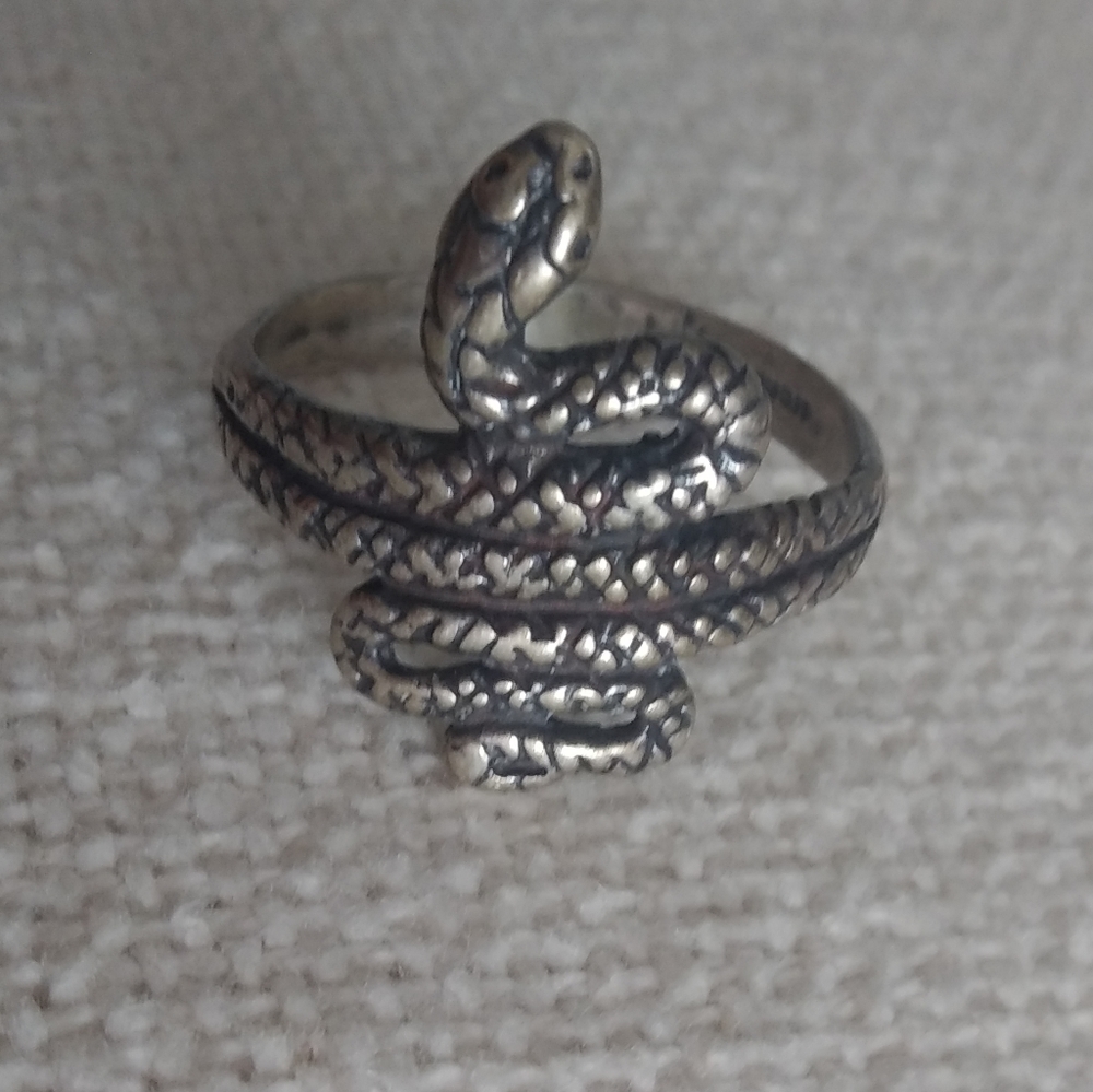 COPY - Sterling Silver Snake Ring USA handmade